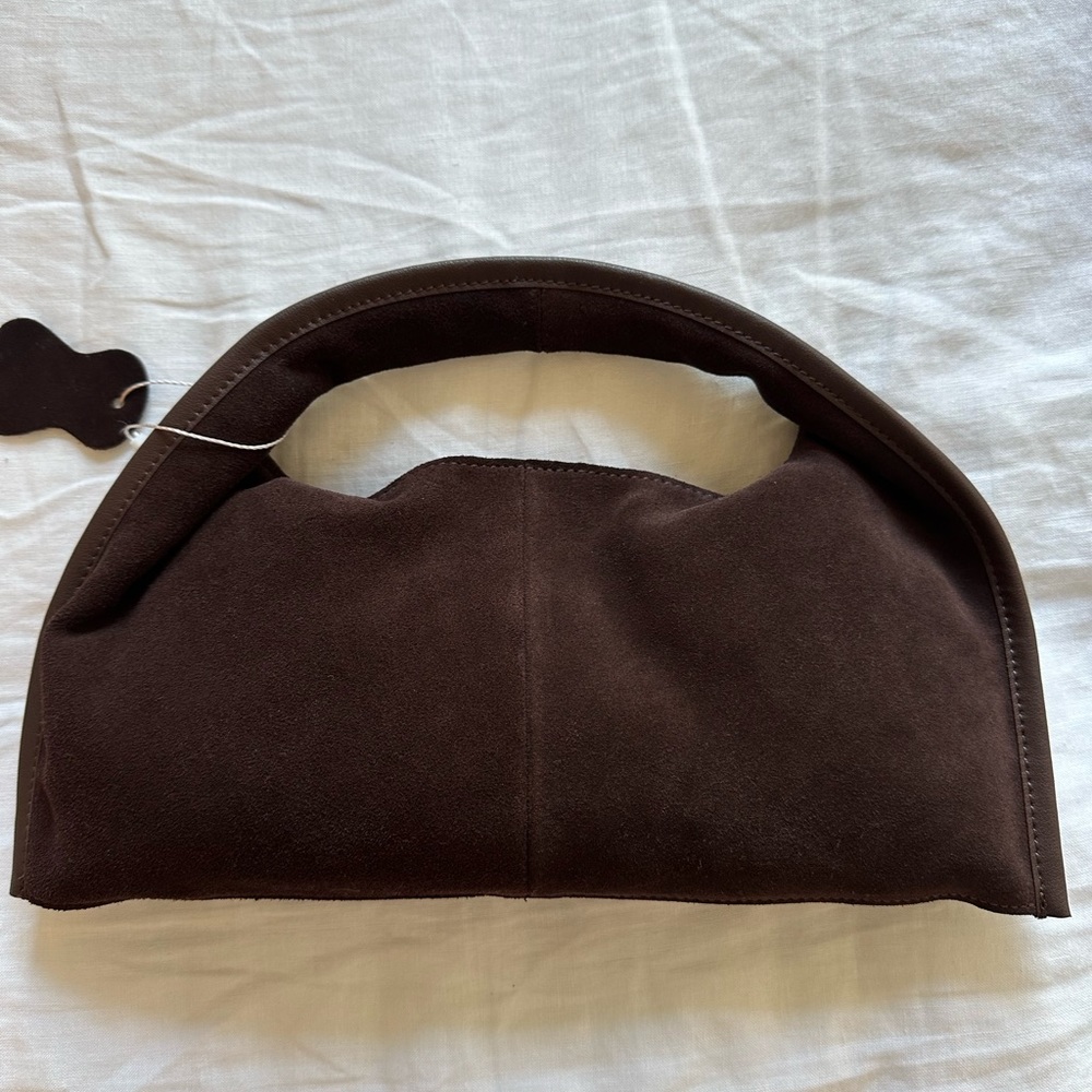 Source Unknown brown suede bag